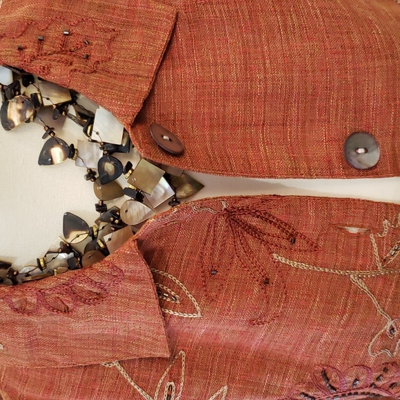 Rust Colored Red/Brown Jacket - Picture 6 of 10